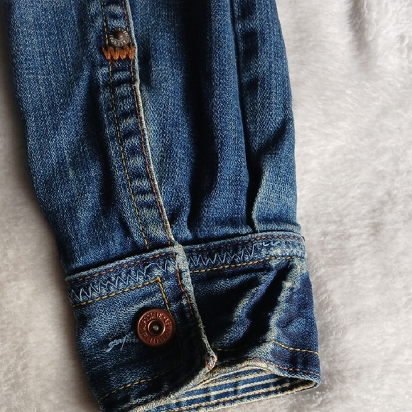 Aeropostale Blue Washed Denim Jacket - Picture 8 of 15